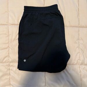 Lululemon Linerless Black 7" Inseam Shorts